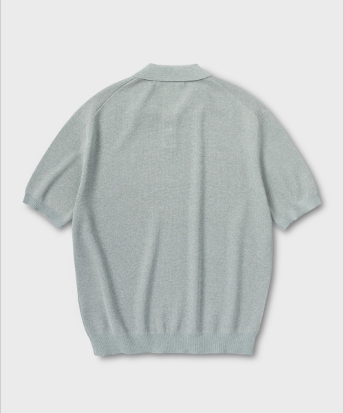 NONBLANK(ノンブランク)の「リネンクールタッチカラーニット_LIGHT GREEN(ポロシャツ・メンズ・ライトグリーン・MEDIUM/LARGE/X-LARGE)」の21枚目の写真