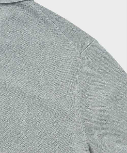 NONBLANK(ノンブランク)の「リネンクールタッチカラーニット_LIGHT GREEN(ポロシャツ・メンズ・ライトグリーン・MEDIUM/LARGE/X-LARGE)」の17枚目の写真