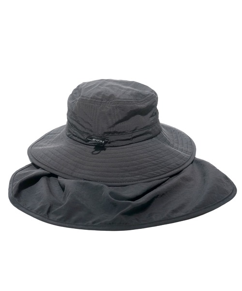 BEN DAVIS（ベンデイビス）の「NECK COVER SUN HAT/日よけを取り外せるUVハット UVカット95%以上 接触冷感（ハット・レディース・ベージュ/ブラック・FREE）」の12枚目の写真