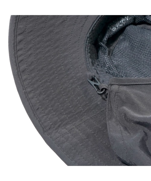 BEN DAVIS（ベンデイビス）の「NECK COVER SUN HAT/日よけを取り外せるUVハット UVカット95%以上 接触冷感（ハット・レディース・ベージュ/ブラック・FREE）」の14枚目の写真