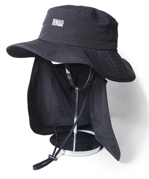 BEN DAVIS（ベンデイビス）の「NECK COVER SUN HAT/日よけを取り外せるUVハット UVカット95%以上 接触冷感（ハット・レディース・ベージュ/ブラック・FREE）」の22枚目の写真