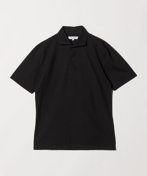 A DAY IN THE LIFE UNITED ARROWS(アデイインザライフユナイテッドアローズ)の「サッカー ワイドカラー ポロシャツ-吸水速乾-<A DAY IN THE LIFE>(Tシャツ/カットソー・メンズ・ネイビー/ブラック/ロイヤルブルー/ホワイト・M/XL/L/S)」の3枚目の写真