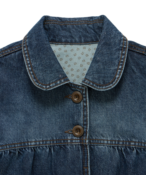 DANDEL（ダンデル）の「DD four-stitch denim jacket (INDIGO)（デニムジャケット・レディース・その他・1/2）」の2枚目の写真