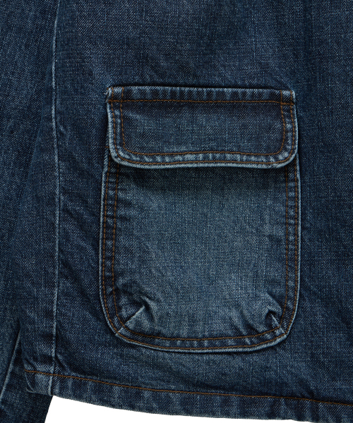 DANDEL（ダンデル）の「DD four-stitch denim jacket (INDIGO)（デニムジャケット・レディース・その他・1/2）」の4枚目の写真