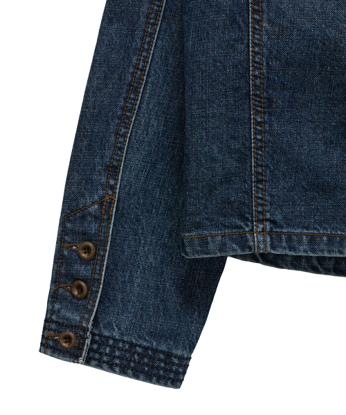 DANDEL（ダンデル）の「DD four-stitch denim jacket (INDIGO)（デニムジャケット・レディース・その他・1/2）」の5枚目の写真