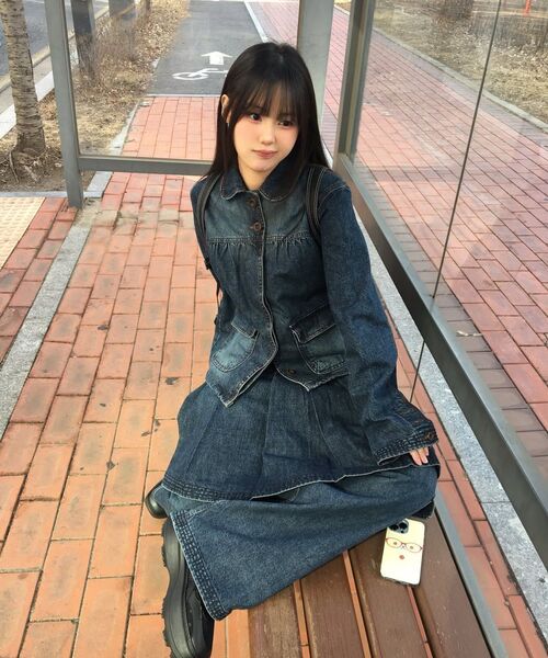 DANDEL（ダンデル）の「DD four-stitch denim jacket (INDIGO)（デニムジャケット・レディース・その他・1/2）」の6枚目の写真