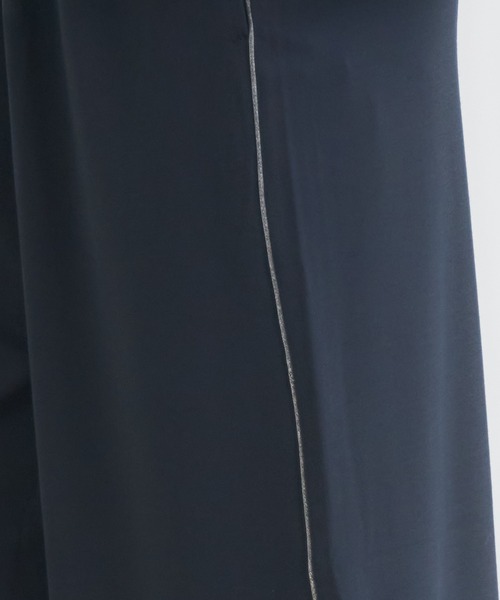 KATHARINE ROSS(キャサリンロス)の「【COOL/UV/ウォッシャブル】サイドラインワイドパンツ(その他パンツ・レディース・ブラック/カーキ・FREE)」の16枚目の写真
