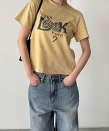 CANAL JEAN（キャナルジーン）の「Lakey Park　"Still LOOK here"Tシャツ（Tシャツ/カットソー）」