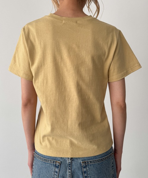 CANAL JEAN(キャナルジーン)の「Lakey Park "Still LOOK here"Tシャツ(Tシャツ/カットソー・レディース・アイボリー/イエロー/ネイビー/グレー/ブルー・ONE SIZE)」の17枚目の写真