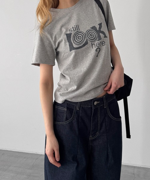 セール】Lakey Park 'Still LOOK here'Tシャツ（Tシャツ/カットソー