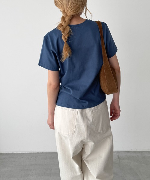 CANAL JEAN(キャナルジーン)の「Lakey Park "Still LOOK here"Tシャツ(Tシャツ/カットソー・レディース・アイボリー/イエロー/ネイビー/グレー/ブルー・ONE SIZE)」の21枚目の写真