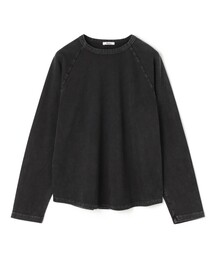 コットンガーメントダイ ロングスリーブプルオーバー