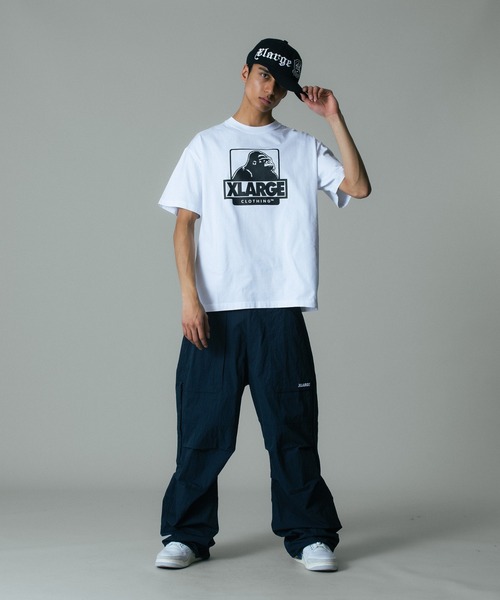 XLARGE（エクストララージ）の「OG BOX S/S TEE（Tシャツ/カットソー・メンズ・ブラック/グリーン/ブラウン/ホワイト・S/XXL/XL/L/M）」の6枚目の写真