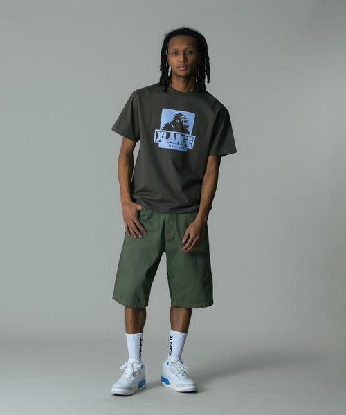 XLARGE（エクストララージ）の「OG BOX S/S TEE（Tシャツ/カットソー・メンズ・ブラック/グリーン/ブラウン/ホワイト・S/XXL/XL/L/M）」の7枚目の写真