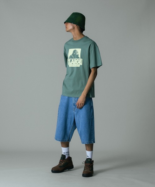 XLARGE（エクストララージ）の「OG BOX S/S TEE（Tシャツ/カットソー・メンズ・ブラック/グリーン/ブラウン/ホワイト・S/XXL/XL/L/M）」の9枚目の写真