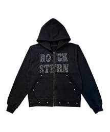 AMENDER（アメンダー）の「ROCKSTERN STUD ZIP-UP HOODIE (black)（パーカー）」