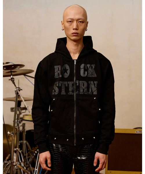 AMENDER(アメンダー)の「ROCKSTERN STUD ZIP-UP HOODIE (black)(パーカー・レディース・その他・1/2)」の4枚目の写真
