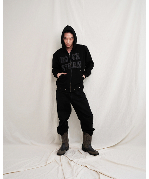AMENDER(アメンダー)の「ROCKSTERN STUD ZIP-UP HOODIE (black)(パーカー・レディース・その他・1/2)」の6枚目の写真