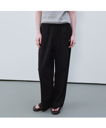 Cotton sheer banding pants [FRSP06PT02]_Black