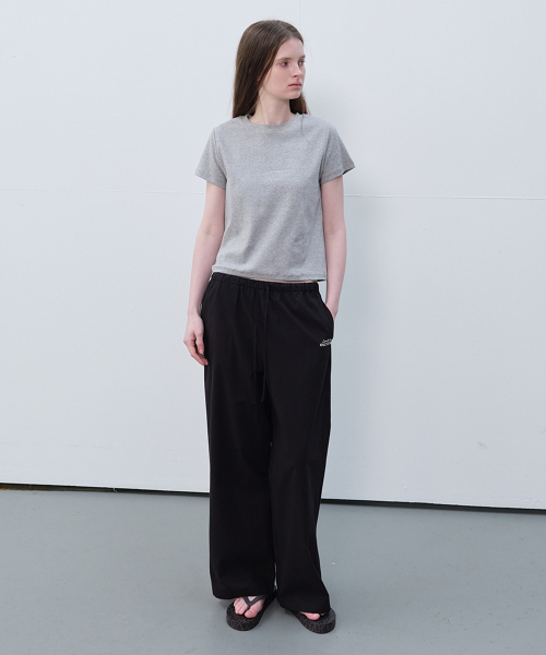 FRIVER07（フリバー07）の「Cotton sheer banding pants [FRSP06PT02]_Black（その他パンツ・レディース・ブラック・FREE）」の2枚目の写真