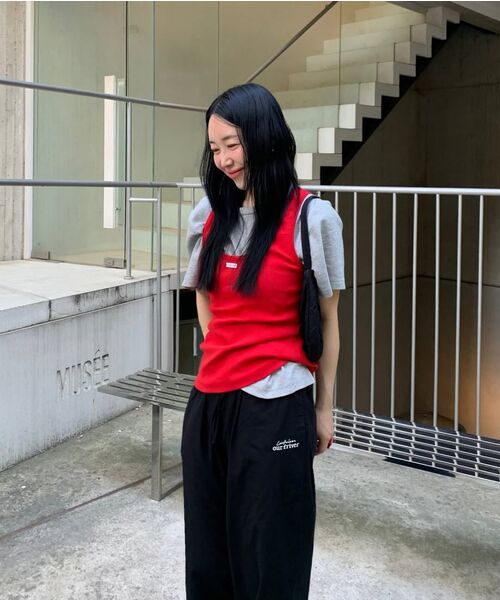 FRIVER07（フリバー07）の「Cotton sheer banding pants [FRSP06PT02]_Black（その他パンツ・レディース・ブラック・FREE）」の3枚目の写真