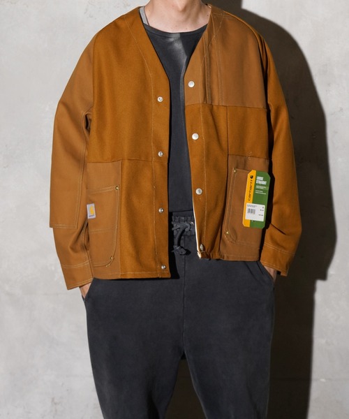 THRIFTY LOOK(スリフティールック)の「THRIFTY LOOK / スリフティールック US CARHARTT ENGINEERED JACKET カーハート エンジニアジャケット(ブルゾン・メンズ・ブラウン/ブラック/インディゴブルー・MEDIUM/LARGE)」の8枚目の写真