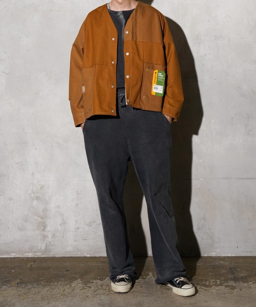 THRIFTY LOOK(スリフティールック)の「THRIFTY LOOK / スリフティールック US CARHARTT ENGINEERED JACKET カーハート エンジニアジャケット(ブルゾン・メンズ・ブラウン/ブラック/インディゴブルー・MEDIUM/LARGE)」の9枚目の写真