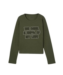 STAR AND LOGO L/S BABY TEE