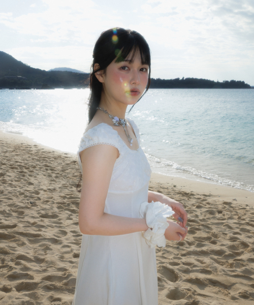 ROSEFRANTZ（ロゼフランツ）の「Flower Punching Mini Dress [Ivory]（ワンピース・レディース・アイボリー・OS）」の3枚目の写真
