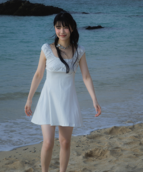 ROSEFRANTZ（ロゼフランツ）の「Flower Punching Mini Dress [Ivory]（ワンピース・レディース・アイボリー・OS）」の13枚目の写真