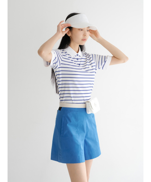 NITINA(ニティナ)の「ベーシックステッチショートパンツBL(その他パンツ・レディース・ブルー・SMALL/MEDIUM)」の3枚目の写真