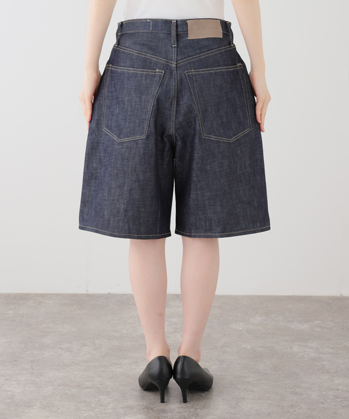 KURO（クロ）の「KURO STRUCTURE SHORT 964244：デニムパンツ（その他パンツ・レディース・ネイビー・27/29）」の6枚目の写真