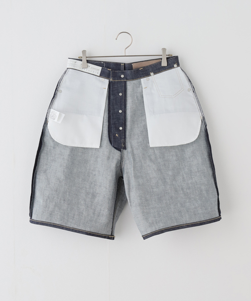 KURO（クロ）の「KURO STRUCTURE SHORT 964244：デニムパンツ（その他パンツ・レディース・ネイビー・27/29）」の12枚目の写真
