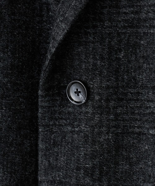 MEN'S BIGI(メンズビギ)の「Lanificio Romaウールジャージライクジャケット(テーラードジャケット・メンズ・チャコールグレー/ブラウン/ネイビー・01/02/03/04)」の16枚目の写真