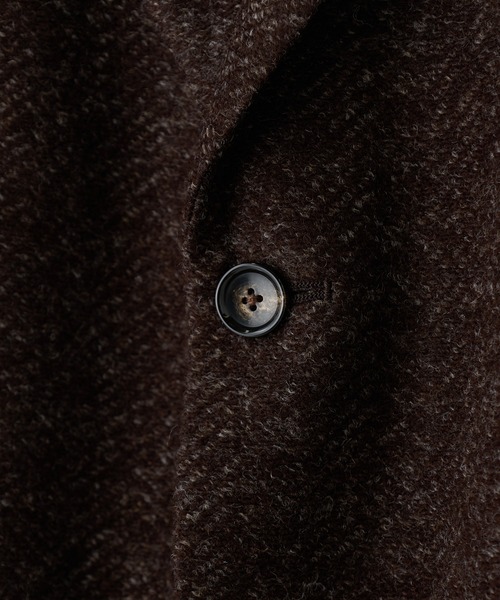 MEN'S BIGI(メンズビギ)の「Lanificio Romaウールジャージライクジャケット(テーラードジャケット・メンズ・チャコールグレー/ブラウン/ネイビー・01/02/03/04)」の15枚目の写真