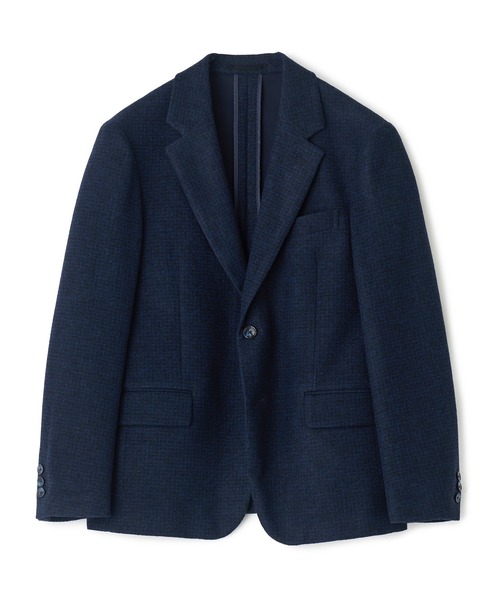 MEN'S BIGI(メンズビギ)の「Lanificio Romaウールジャージライクジャケット(テーラードジャケット・メンズ・チャコールグレー/ブラウン/ネイビー・01/02/03/04)」の10枚目の写真