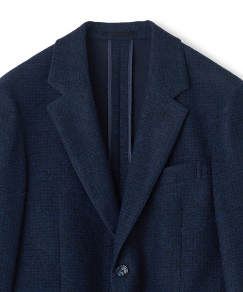 MEN'S BIGI(メンズビギ)の「Lanificio Romaウールジャージライクジャケット(テーラードジャケット・メンズ・チャコールグレー/ブラウン/ネイビー・01/02/03/04)」の12枚目の写真