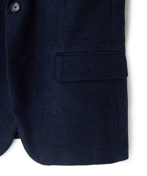 MEN'S BIGI(メンズビギ)の「Lanificio Romaウールジャージライクジャケット(テーラードジャケット・メンズ・チャコールグレー/ブラウン/ネイビー・01/02/03/04)」の18枚目の写真