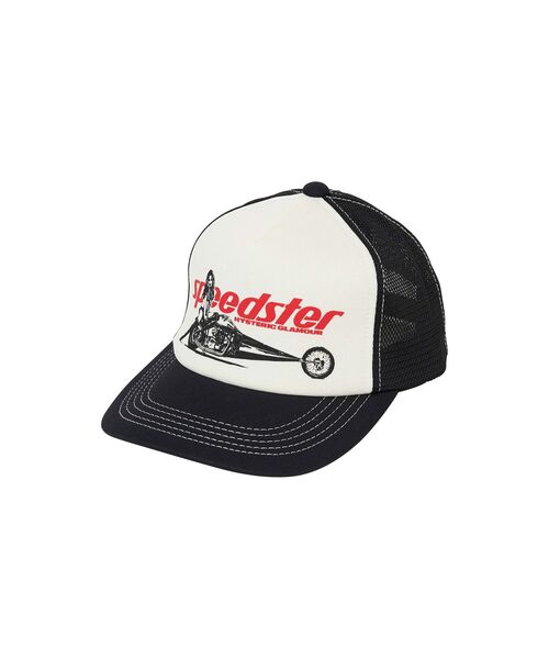 HYSTERIC GLAMOUR（ヒステリックグラマー）の「SPEEDSTER メッシュキャップ（キャップ・メンズ・ブラック/グリーン/レッド・FREE）」の2枚目の写真
