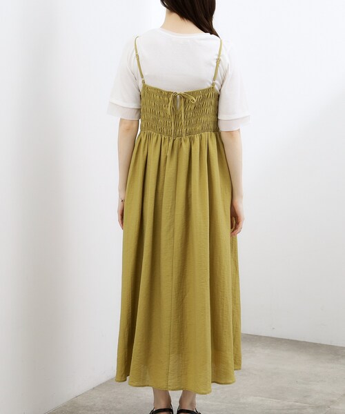 grove(グローブ)の「【洗える】大人のシャーリングキャミワンピース(ワンピース・レディース・ブラック/こしょう色系6/ネイビー系・02/03/01/04/05)」の18枚目の写真