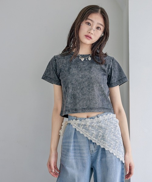 repipi armario(レピピ アルマリオ)の「SimpleチビTee(Tシャツ/カットソー・キッズ・ピンク系その他/ブラック系その他/ブラック/オフホワイト・SMALL/MEDIUM/LARGE)」の10枚目の写真