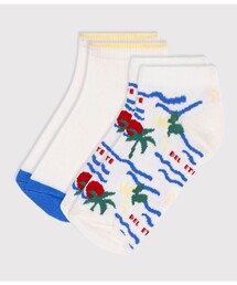 PETIT BATEAU | 柄入りソックス2枚組(ソックス/靴下)