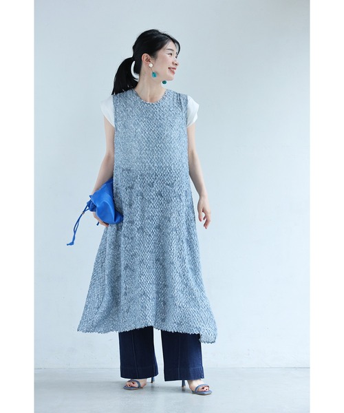 cawaii(カワイイ)の「夏専用 涼しい 重ね着ワンピース(ワンピース・レディース・ベージュ/ブルー/グレー・FREE)」の12枚目の写真