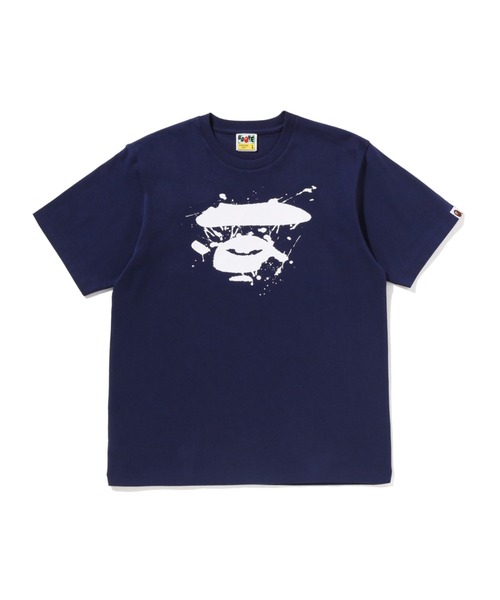 A BATHING APE（アベイシングエイプ）の「GRAFFITI APE FACE TEE（Tシャツ/カットソー・メンズ・ネイビー/ホワイト/ブラック・SMALL/MEDIUM/LARGE/XX-LARGE/X-LARGE/XXX-LARGE）」の3枚目の写真