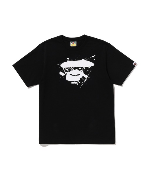 A BATHING APE（アベイシングエイプ）の「GRAFFITI APE FACE TEE（Tシャツ/カットソー・メンズ・ネイビー/ホワイト/ブラック・SMALL/MEDIUM/LARGE/XX-LARGE/X-LARGE/XXX-LARGE）」の2枚目の写真