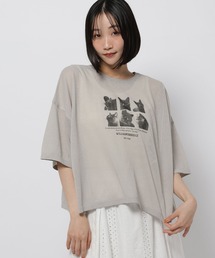 niko and... | アソートシアーフォトプルオーバー(Tシャツ/カットソー)