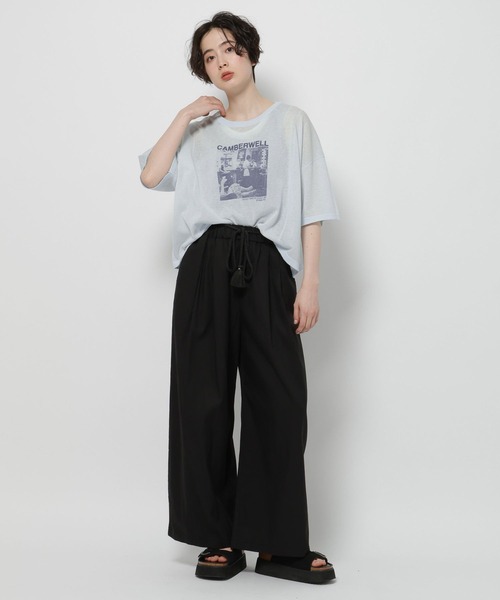 niko and...（ニコアンド）の「アソートシアーフォトプルオーバー（Tシャツ/カットソー・レディース・オフホワイト/ライトブルー/ライトグレー・FREE）」の13枚目の写真