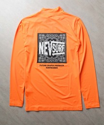 NEV（ネブ）の「メンズ ラッシュガード 水着 半袖 プリント ロゴ バックプリント ネブサーフ NEV（Tシャツ/カットソー）」