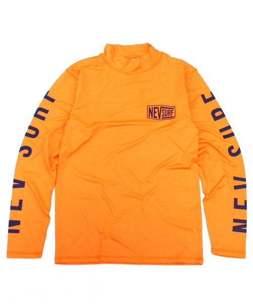 NEV（ネブ）の「メンズ ラッシュガード 水着 半袖 プリント ロゴ バックプリント ネブサーフ NEV（Tシャツ/カットソー・メンズ・ブラック/イエロー系その他/イエロー/ネイビー/オレンジ/オフホワイト/オレンジ系その他/チャコールグレー・L/M/XL）」の20枚目の写真