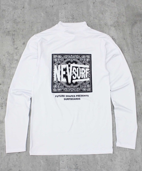NEV（ネブ）の「メンズ ラッシュガード 水着 半袖 プリント ロゴ バックプリント ネブサーフ NEV（Tシャツ/カットソー・メンズ・ブラック/イエロー系その他/イエロー/ネイビー/オレンジ/オフホワイト/オレンジ系その他/チャコールグレー・L/M/XL）」の17枚目の写真